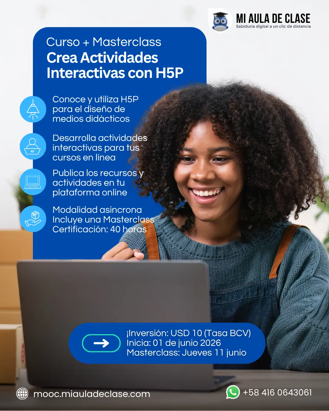 Crea Actividades Interactivas con H5P