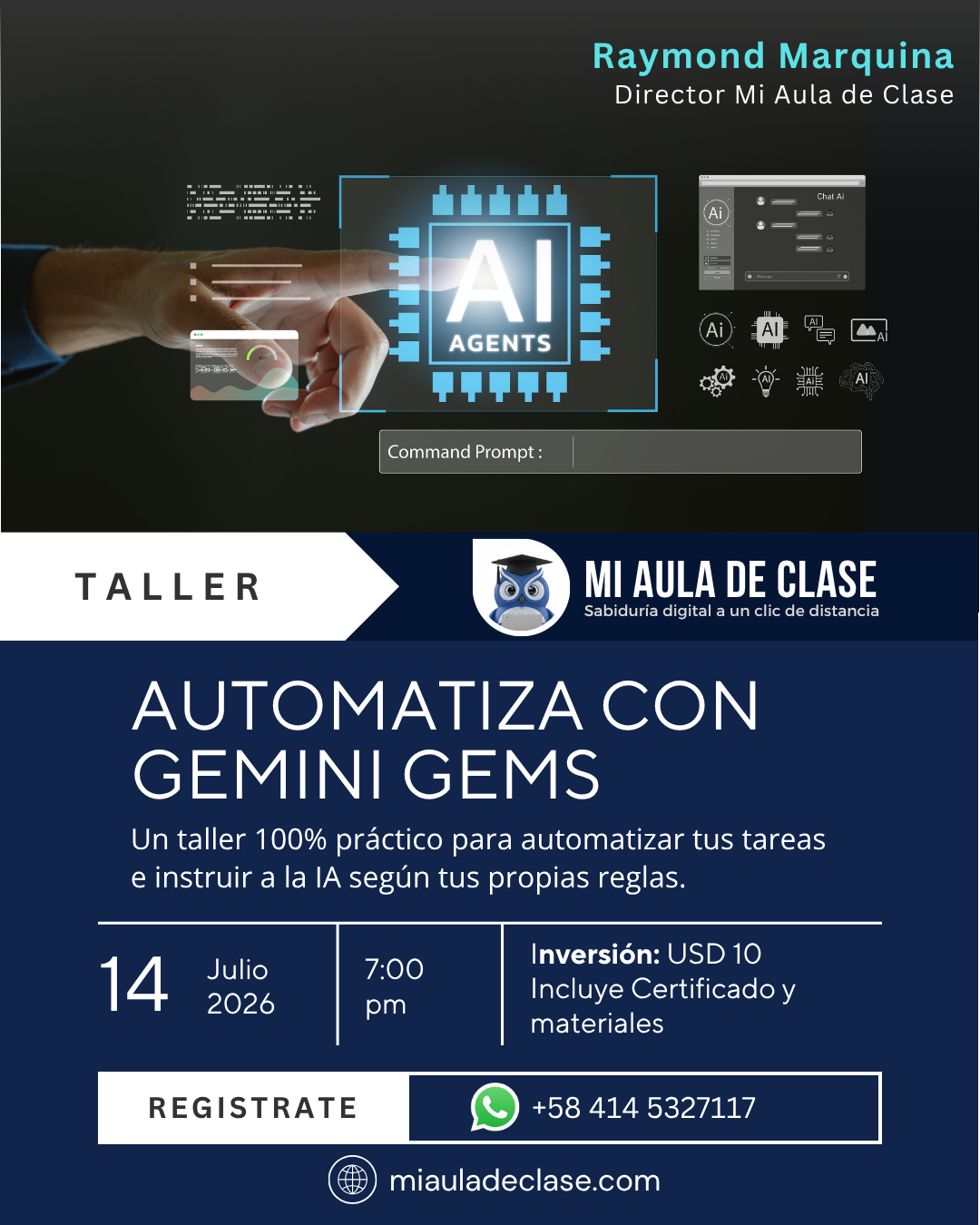 Automatiza con Gemini GEMS