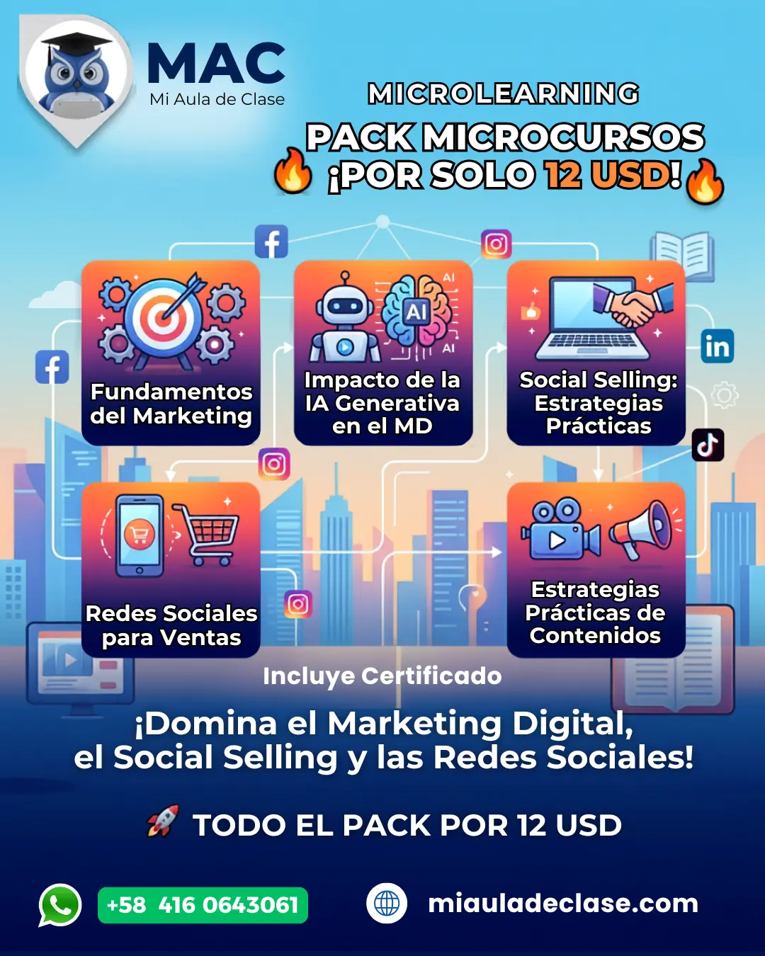 Pack Microlearning: Marketing Digital Total